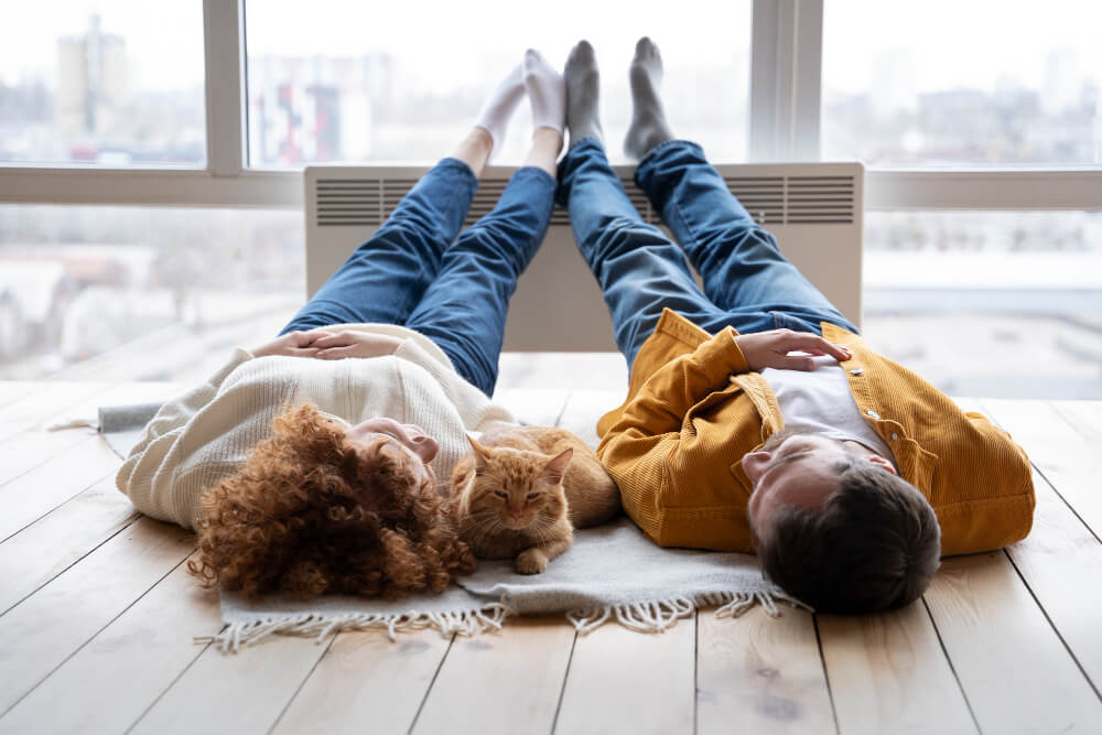 aerotermia suelo radiante temperatura