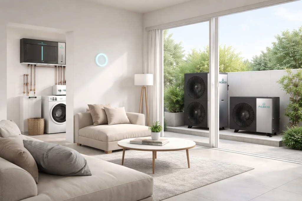 como funciona la aerotermia en un piso